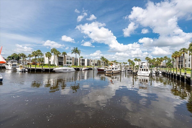 1950 SW Palm City Rd Unit 5109, Stuart, FL 34994 - water view featuring a dock