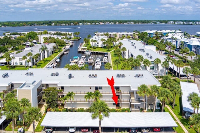 1950 SW Palm City Rd Unit 5109, Stuart, FL 34994 - drone / aerial view of a nearby body of water