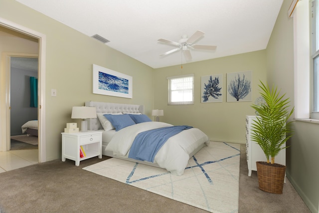 1916 SW 19th St, Boynton Beach, FL 33426 - bedroom featuring carpet flooring and a ceiling fan