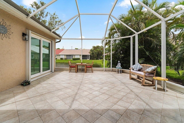 137 N Lakeshore Dr, Hypoluxo, FL 33462 - view of patio featuring a lanai