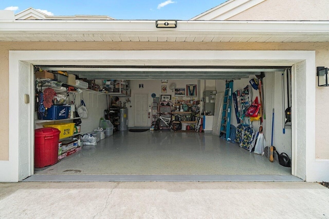 137 N Lakeshore Dr, Hypoluxo, FL 33462 - garage with electric water heater