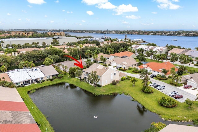 137 N Lakeshore Dr, Hypoluxo, FL 33462 - aerial perspective of suburban area with a large body of water