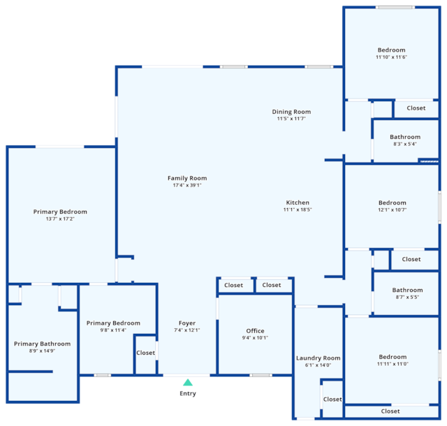 16430 71st Ln N, Loxahatchee, FL 33470 - floor plan / room layout