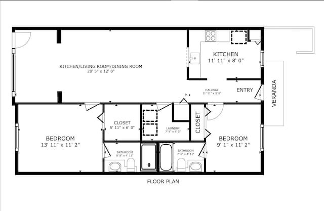 18856 Argosy Dr Unit C, Boca Raton, FL 33496 - floor plan / room layout