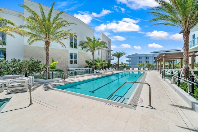 220 SE Mizner Blvd Unit 611, Boca Raton, FL 33432 - community pool with a patio area