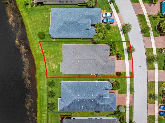 11187 SW Lake Park Dr, Port Saint Lucie, FL 34987 - view of property location with a nearby body of water and property parcel outlined