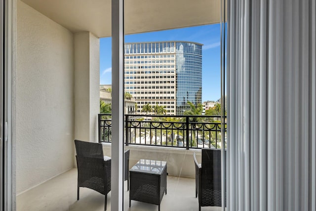 550 Okeechobee Blvd Unit 504, West Palm Beach, FL 33401 - balcony featuring a view of city