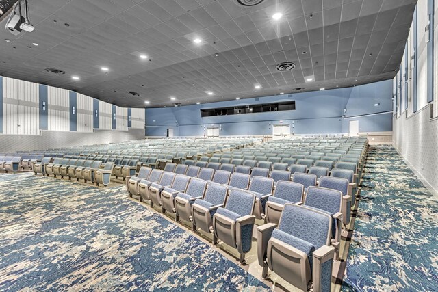 7076 Huntington Ln Unit 206, Delray Beach, FL 33446 - carpeted cinema featuring recessed lighting