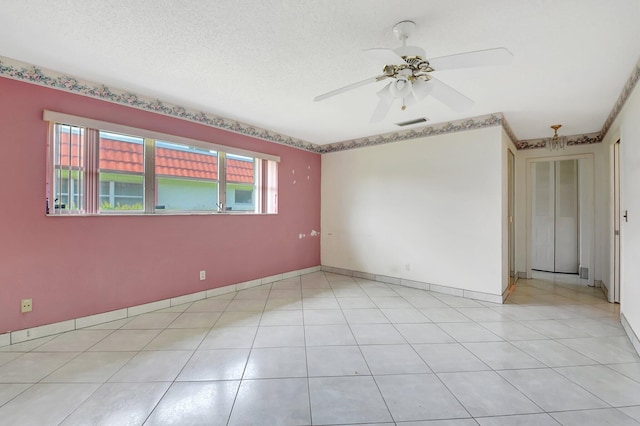 5800 Fernley Dr W Unit 51, Greenacres, FL 33415 - spare room featuring a ceiling fan and light tile patterned flooring