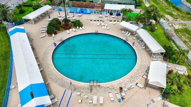 13691 Via Aurora Unit C, Delray Beach, FL 33484 - view of community pool