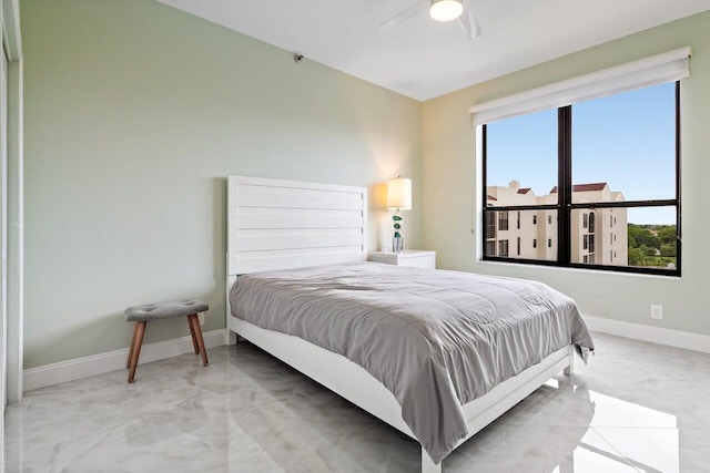 7578 Regency Lake Dr Unit 802, Boca Raton, FL 33433 - bedroom featuring baseboards and a ceiling fan