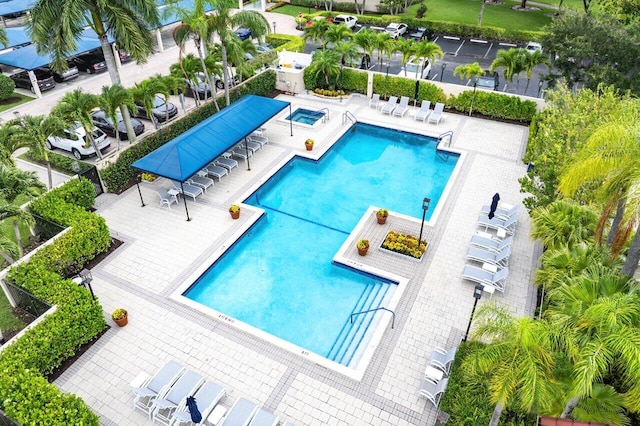 7578 Regency Lake Dr Unit 802, Boca Raton, FL 33433 - community pool with a patio