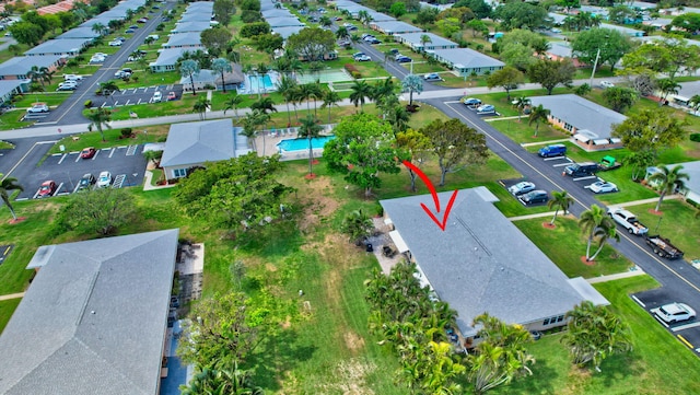 200 N High Point Blvd Unit C, Boynton Beach, FL 33435 - aerial view of property's location with nearby suburban area and a pool