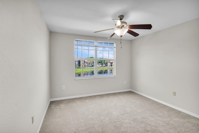 15185 Michelangelo Blvd Unit 204, Delray Beach, FL 33446 - carpeted spare room with a ceiling fan and baseboards