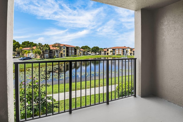 15185 Michelangelo Blvd Unit 204, Delray Beach, FL 33446 - balcony with a residential view and a water view