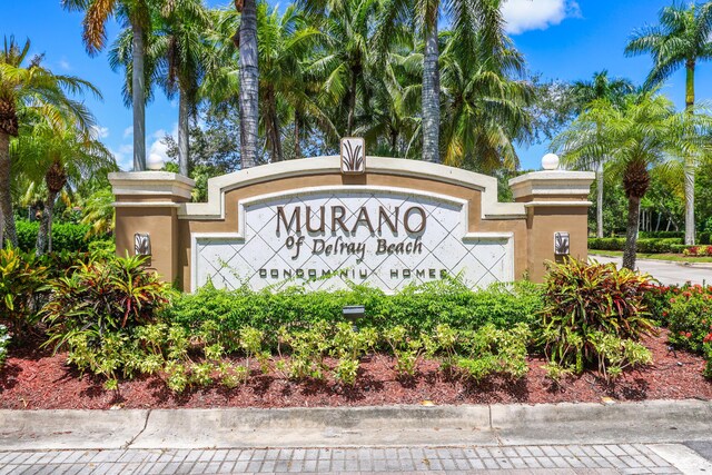 15185 Michelangelo Blvd Unit 204, Delray Beach, FL 33446 - view of community / neighborhood sign
