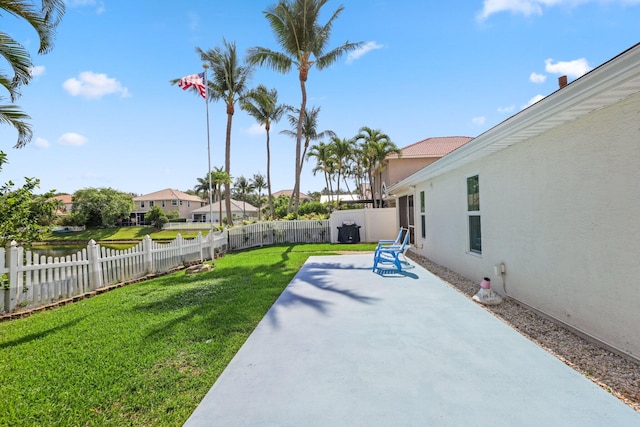 1071 Delray Lakes Dr, Delray Beach, FL 33444 - view of yard featuring a patio and a residential view