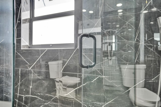 220 Walton Blvd, West Palm Beach, FL 33405 - full bathroom with a marble finish shower and toilet