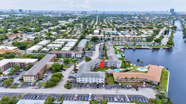 600 Pine Dr Unit 104, Pompano Beach, FL 33060 - aerial view of city skyline and a large body of water