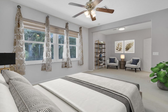 6164 C Durham Dr, Lake Worth, FL 33467 - carpeted bedroom featuring ceiling fan