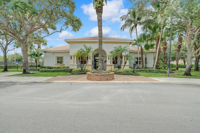 6164 C Durham Dr, Lake Worth, FL 33467 - mediterranean / spanish-style house with stucco siding and a tile roof