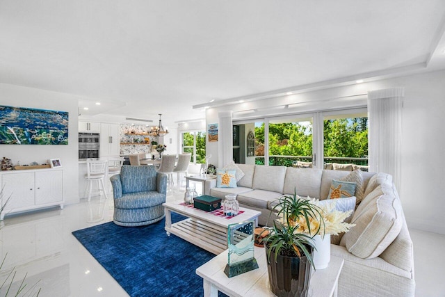 875 E Camino Real Unit 3E, Boca Raton, FL 33432 - living area with recessed lighting