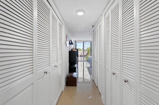 899 Jeffery St Unit 301, Boca Raton, FL 33487 - hall featuring light tile patterned flooring