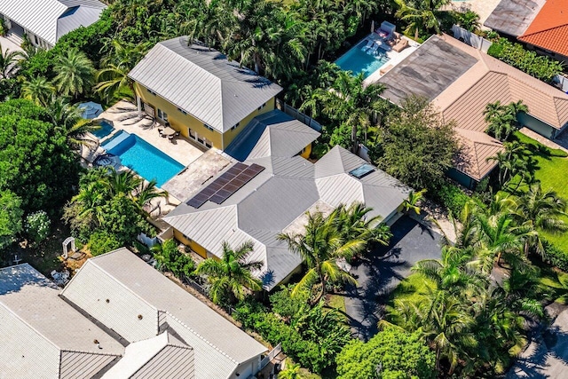 310 NW 18th St, Delray Beach, FL 33444 - view from above of property with a pool area