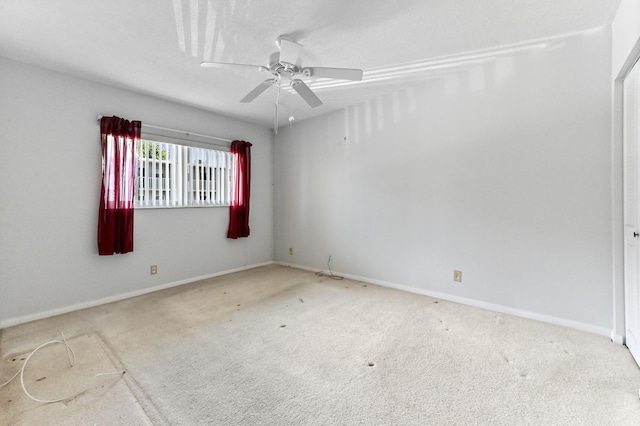 2860 SW 22nd Ave Unit 4170, Delray Beach, FL 33445 - spare room with carpet floors and a ceiling fan
