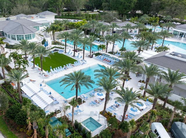 6815 Willow Wood Dr Unit 4022, Boca Raton, FL 33434 - bird's eye view of a pool
