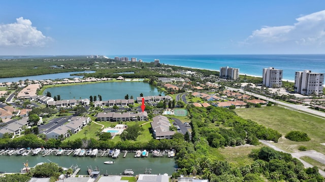 3209 S Lakeview Cir Unit 8-101, Hutchinson Island, FL 34949 - aerial view of a large body of water