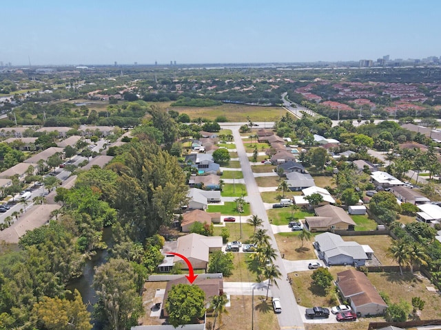 4641 Wadita Ka Way, West Palm Beach, FL 33417 - aerial overview of property's location with nearby suburban area