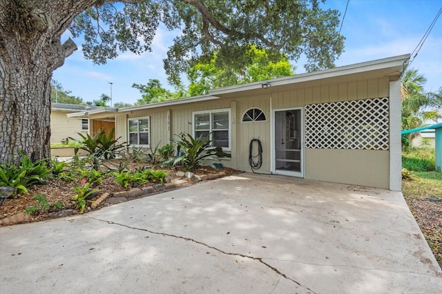 208 Olson Ave, Fort Pierce, FL 34946 - view of front of property featuring a patio