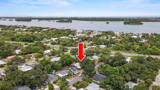 208 Olson Ave, Fort Pierce, FL 34946 - aerial overview of property's location featuring a large body of water