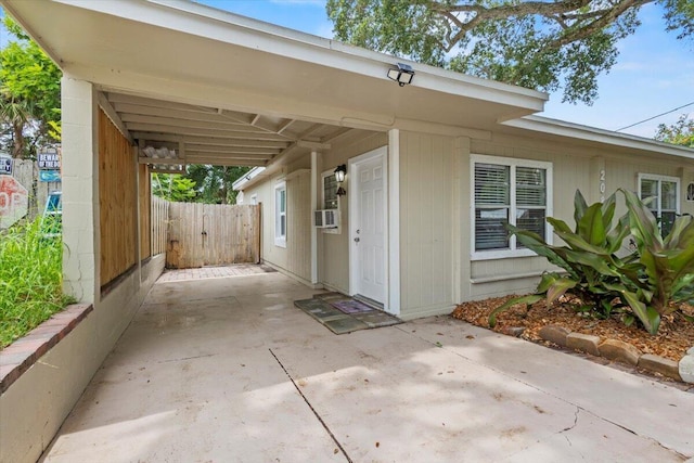208 Olson Ave, Fort Pierce, FL 34946 - view of patio with a carport