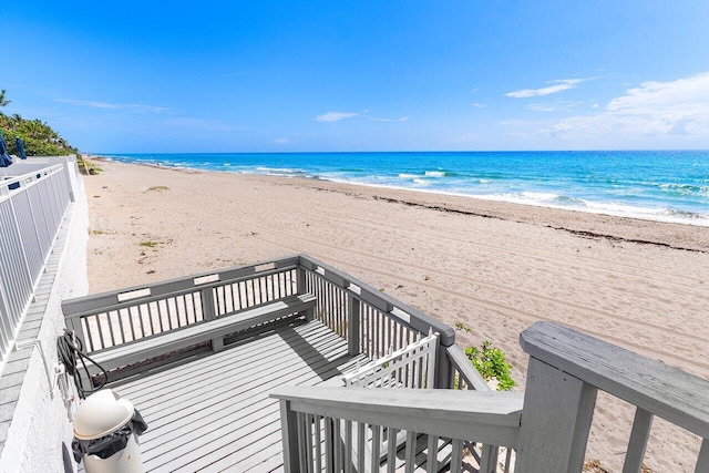 4505 S Ocean Blvd Unit 907, Highland Beach, FL 33487 - water view featuring nearby beach