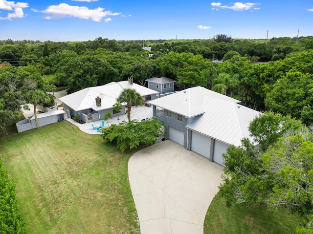 2130 W Boothe Dr, Fort Pierce, FL 34982 - aerial view of property and surrounding area featuring a forest