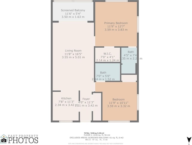 9855 Sandalfoot Blvd Unit 320, Boca Raton, FL 33428 - view of home floor plan