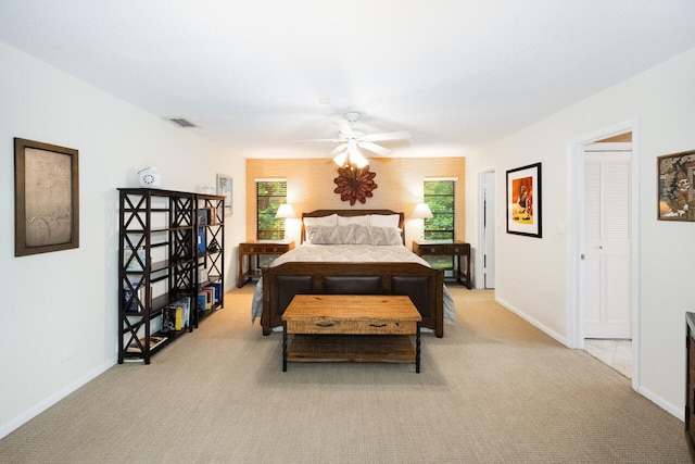 2413 NW 26th St, Boca Raton, FL 33431 - bedroom featuring light colored carpet, multiple windows, and baseboards