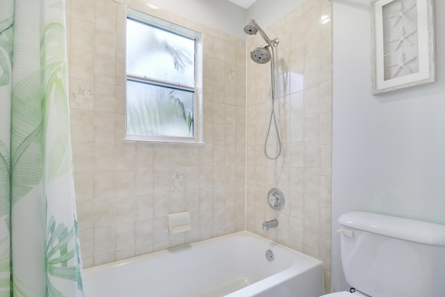 2633 SE Export Ave, Port Saint Lucie, FL 34952 - full bathroom with shower / bath combo with shower curtain and toilet