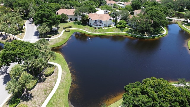 8111 Northboro Ct Unit 11B, Lake Clarke Shores, FL 33406 - aerial view of property and surrounding area featuring a large body of water and a tree filled landscape