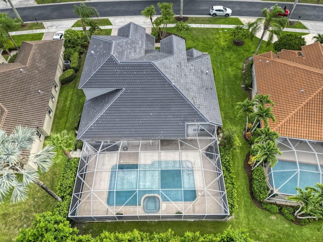 21480 Halstead Dr, Boca Raton, FL 33428 - aerial view of property and surrounding area with a pool