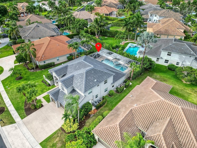 21480 Halstead Dr, Boca Raton, FL 33428 - aerial view of residential area featuring a pool area