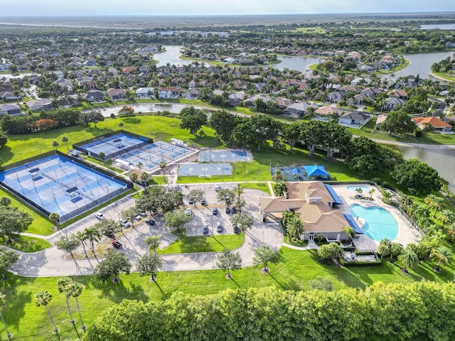 21480 Halstead Dr, Boca Raton, FL 33428 - aerial view of property and surrounding area with a nearby body of water and nearby suburban area