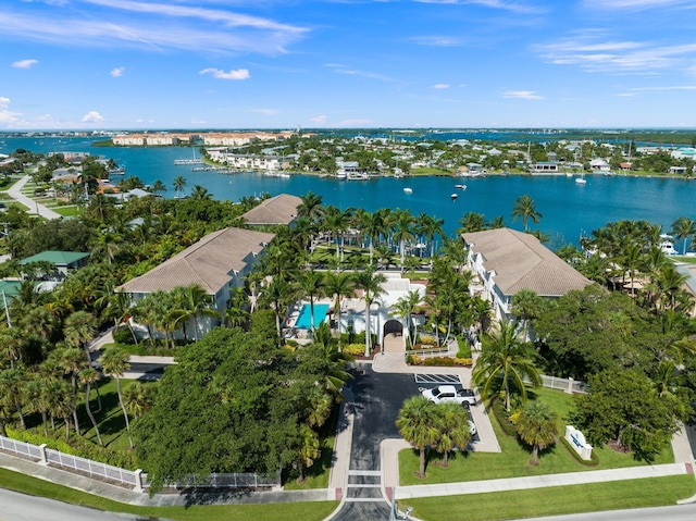 1579 Bow Line Rd, Fort Pierce, FL 34949 - aerial view of residential area featuring a large body of water