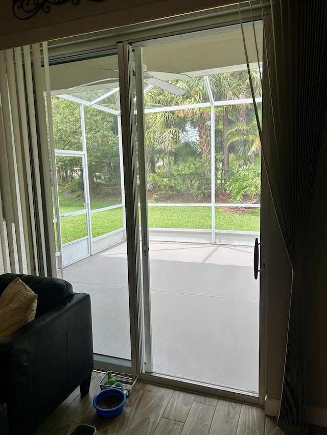 644 NW San Candido Way, Port Saint Lucie, FL 34986 - doorway with wood finished floors