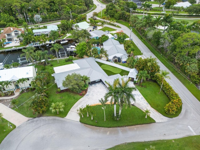 1772 SW Commodore Pl, Palm City, FL 34990 - aerial view of property's location featuring nearby suburban area