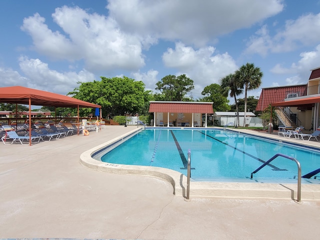 708 Laconia Cir Unit 708, Lake Worth, FL 33467 - community pool with a gazebo and a patio