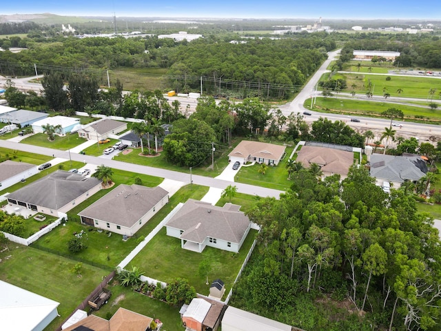 6700 NW Omega Rd, Port Saint Lucie, FL 34983 - aerial perspective of suburban area