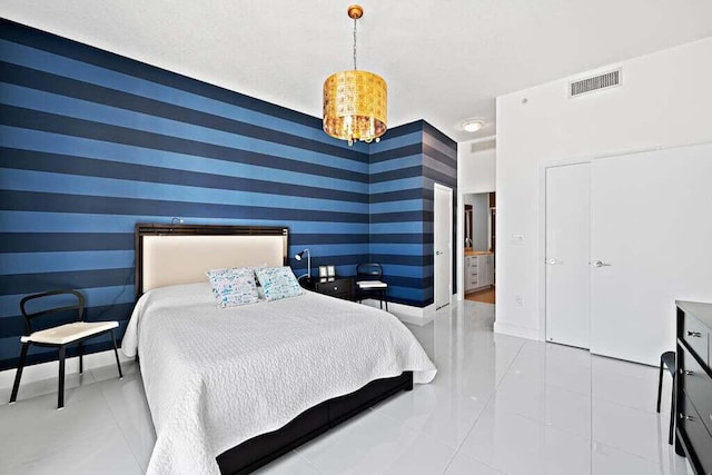 550 Okeechobee Blvd Unit Uph-15, West Palm Beach, FL 33401 - tiled bedroom featuring baseboards